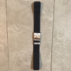 Nike Charcoal Belt with Metallic Buckle